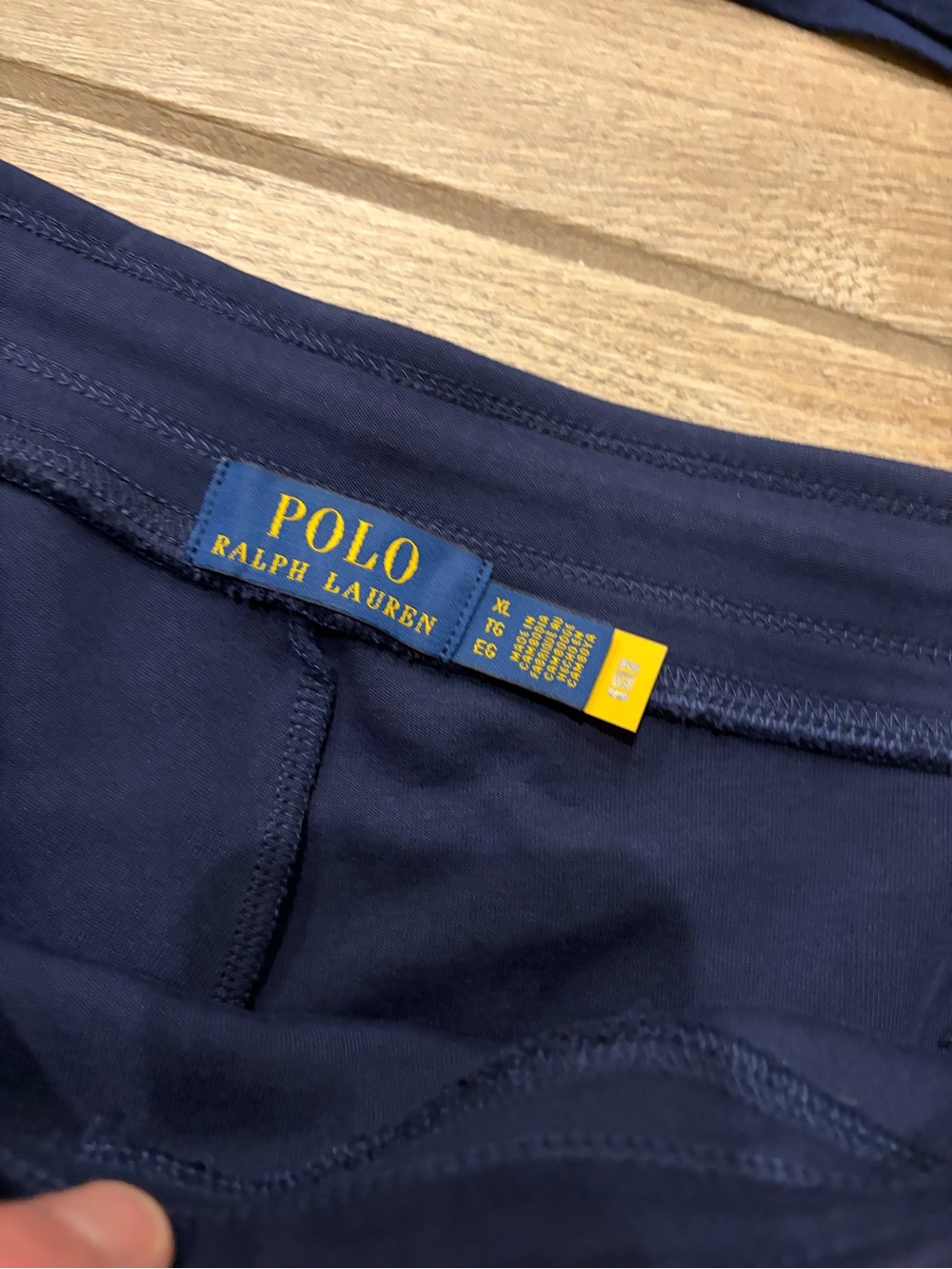 Polo Ralph Lauren USA 26 navy blue shorts with white size XL - Picture 2 of 5